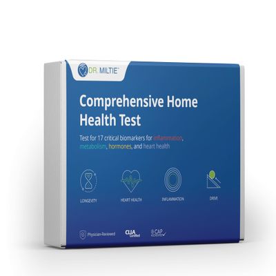 Comprehensive at-Home Health Test Kit Powered by Dr. Miltie - Monitor Your Health from The Comfort of Home