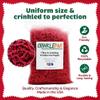 CrinklePak 40 LB USA Made crinkle paper filler | Paper Shred Filler for Shipping packages, Gift Wrap, Great packing paper for gift basket filling, Birthdays, Valentine's Day, Weddings, and Anniversaries | Red view 4
