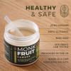 Monk Fruit Extract Powder (25X Sweeter Than Sugar) Zero Calories, Zero Sugar, Zero Glycemic, Non-GMO, No Fillers - Monk Fruit Sweetener No Erythritol - Monk Fruit Powder by Gaudum (3 Ounce (Pack of 1)) view 4