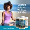 Yemay The Natural Way All-in-1 Multi Mineral Sea Moss Raw Organic Supplement, with Organic Seamoss Black Seed Oil Ashwagandha Burdock Root, Turmeric, Vitamin C, & More, 60 Vegan Capsules view 3