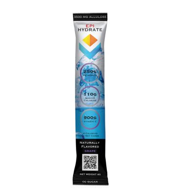 Epi-Hydrate Electrolyte Powder Zero Sugar for Athletes (Grape)