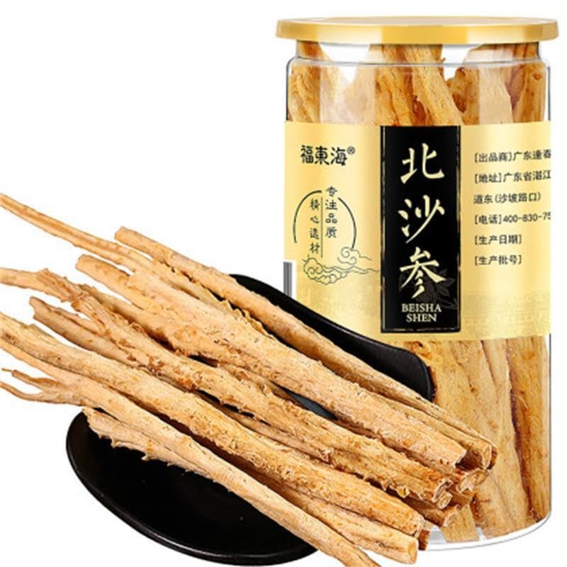 200g/can of dried North Sea ginseng, fresh glutinous powder, can be paired with Yuzhu Maidong