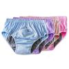 YFJBDKS 4 Pack Washable Incontinence Underwear for Women, Reusable Incontinence Pants Cloth Diaper Wraps Suitable for Adult Incontinence Care,The Elderly and Disabled People,L White view 1