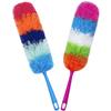 2 Pack 22-Inch Rainbow Reusable Microfiber Dusters,Bendable and Washable Feather Duster for Everyday Cleaning in Home, Library, Office, Car, and More view 1