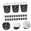 Beavorty 50pcs Coffee Cups - Paper Cups for Hot Cold Beverages Multi-functional Drinking for Parties Travel and Events Coffee view 4