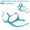 KeCool Airfit N20 Headgear Strap, Adjustable N20 Cpap Headgear, Comfortable CPAP Mask Headgear Replacement Strap with Strong Hook and Loop, CPAP Supplies Headgear for Airfit/AirTouch N20, Medium Size view 2