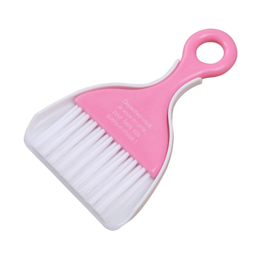 FOMIYES 2 Sets Cleaning Broom Cleaning Dustpan Cleaning Tools Desktop Cleaner Household Supplies Keyboard Broom Dustpan, 15X9.5cm