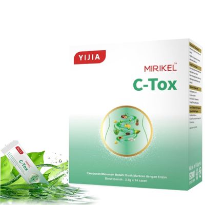 Usoway Healthcare Product, Daily Detox & Digestion Support  Natural Fiber Blend for Bloating Relief, Energy & Light Lifestyle.(14 Sticks, C-TOX)