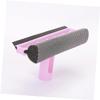 minkissy Plastic Window Spraying Wiper Window Cleaning Squeegee 2-Sided Scraper Bath Mirror Pink Stuff Spray view 4