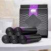 HEYQOZPV Drawstring garbage bag household point-break student dormitory thickened rope black plastic bag view 1