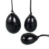 KAKAYE Big Size Yoni Egg Set Natural Obsidian Massage Ball Kegel Exercise Tool Massager(3 pcs) view 1