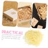 FOMIYES 1 Pack Shredded Paper Crinkle Paper Black Shredded Tissue Paper Gift Paper Shred Crinkle Cut Paper Gift Basket Filler Paper Filler Paper Shreds Gift Supply Basket Stuffing, Light Yellow view 3