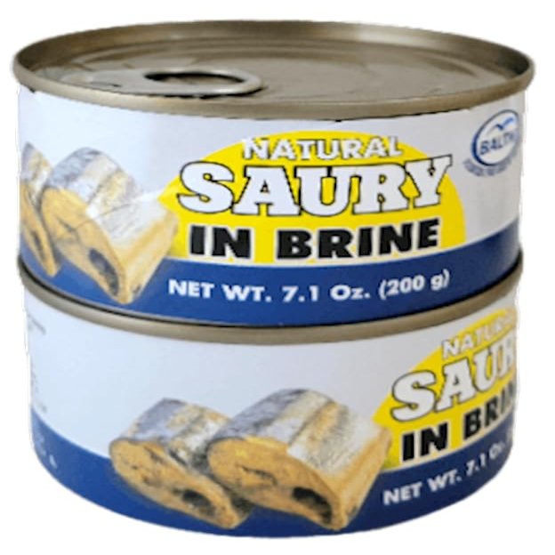 Baltik Saury Natural In Brine 7.1Oz - Wild-Caught Saury, Omega-3-Rich Fish