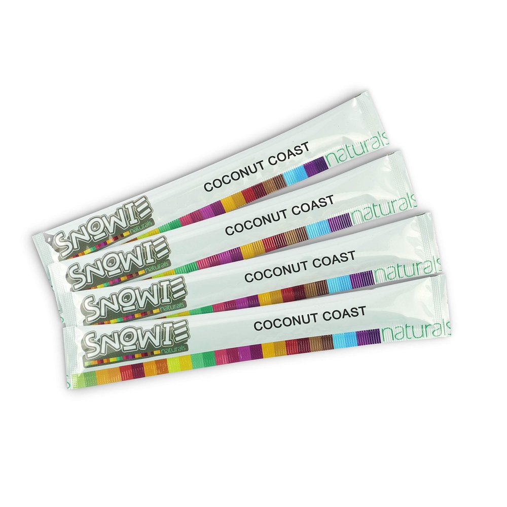 Snowie - All Natural Powdered Snow Cone Flavor Concentrate - Just Add Water! - Coconut Coast (Pint)