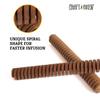Craft A Brew - Amburana Infusion Spirals - Light Toast - For At Home Beer Brewing - Gives Homebrewed Beer A Barrel Aged Flavor - Gingerbread & Vanilla - 2 Large Oak Aging Spirals -For 5-6 gal Batches view 3