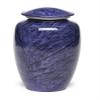 At Peace Memorials Alloy Cremation urn for Ashes - Jewel Marble Stone 200 Cubic Inches (Purple) view 1