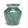 At Peace Memorials Alloy Cremation urn for Ashes - Jewel Marble Stone 3 Cubic Inches (Green) view 1