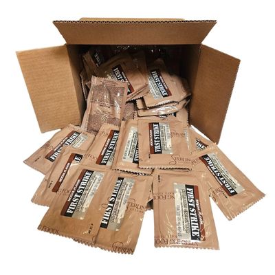 Mini First Strike Energy Bars, Mini Size (1.2 oz.) Vitamin Fortified Nutritious Energy Bars - Available in Chocolate, Apple-Cinnamon and Mocha - Authentic USGI MRE Component (48, Mocha [Caffeinated])