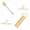 FRCOLOR Titanium Ear Tool Ear Spoon Set Removable Spoon Cleaner Tools Wax Removal view 3