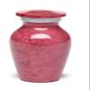 At Peace Memorials Alloy Cremation urn for Ashes - Jewel Marble Stone 3 Cubic Inches (Red) view 1