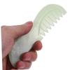 FOMIYES 2pcs Jade Comb Head Acupoint Massage Combs Jade Scalp Massage Combs Scalp Massagers Scraping Comb for Head Scalp Comb Scalp Massage Tools Scraping Combs Scraping Comb for Scalp, 14X4CM, Green view 3