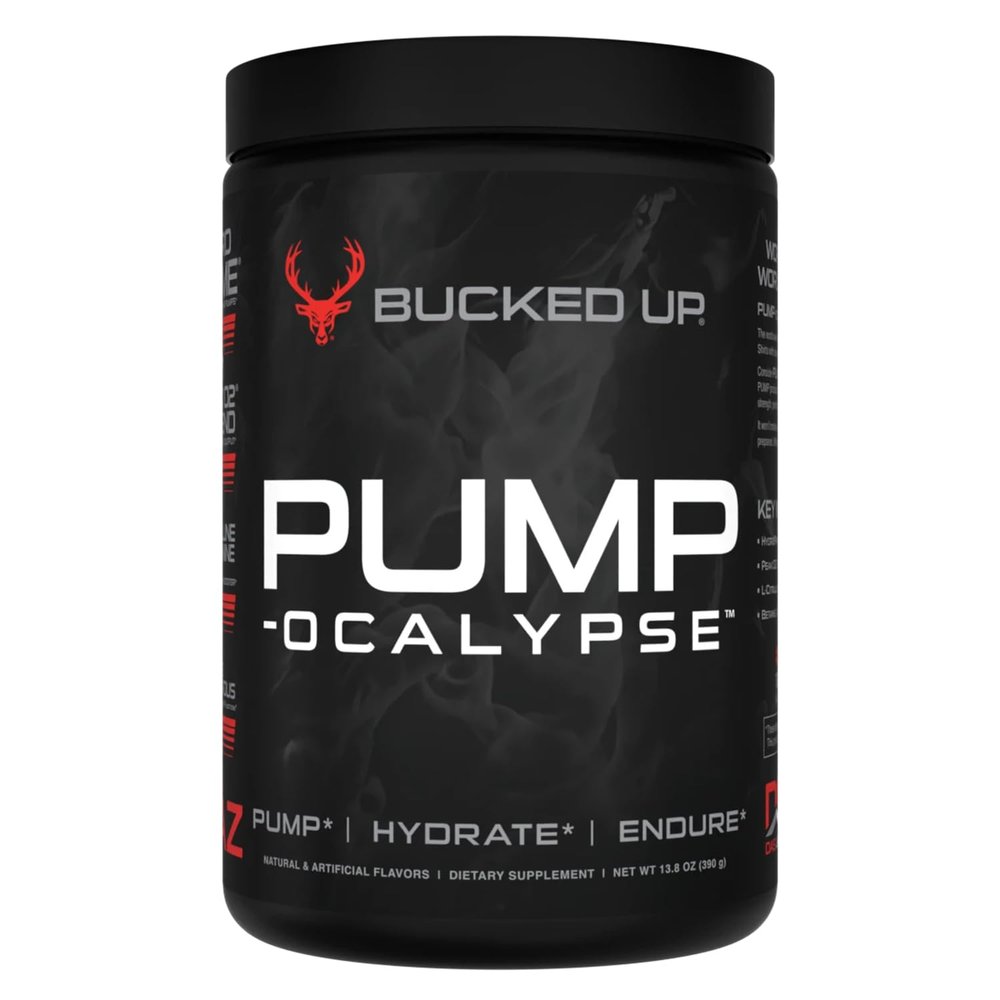 Pump-ocalypse Blood Raz | Nitric Oxide and L Arginine Supplement with Citrulline Malate, GlycerPump | Ultimate N.O. Booster | Lean Muscle Support for Blood Flow, Vascularity, Hydration and Endurance
