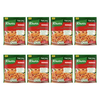 Knorr Pasta Sides Marinara Pasta 8 ct for a Delicious + Quick Side Dish, with No Artificial Flavors or Preservatives, 4.4 oz