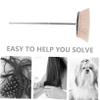 Beaupretty Long Handle Broom with Stainless Steel Handle Heavy Duty Kitchen and Household Cleaning Tool for Efficient Dust and Hair Sweeping for Indoor and Outdoor Use view 3