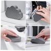 minkissy 2pcs Non-Scratch Dish Scrubber Sponge Mirror Washing Sponge Replaceable Scrub Pad for Kitchen Cleaner view 3