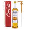Amoretti - Premium Honey Cruller Syrup, 94 Servings Per Bottle (750 ml), with Pump for Flavoring Coffees, Cocktails, and other Beverages, Gluten Free, GMO/GEO Free, Preservative Free view 1
