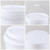 Waikhomes 4 Pack 4 Gallon Pet Food Storage Container, All Purpose Round Pail with Handle and Airtight Lid to Lock in Freshness, White Bucket with Lids view 3