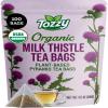 Tozzy Organic Milk Thistle Tea  100 Count, Plant-Based Pyramid Tea Bags view 1