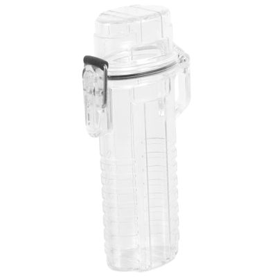 minkissy Lighter Case Sleeve Transparent Design Portable Protective Cover for Outdoor Use Anti-Slip and Explosion- for Lighter Storage and Safety