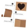 Beavorty 60Pcs Heart-shaped Kraft Paper Boxes 5cm Square Window Colors for Presents Parties and Special Occasions Color view 4