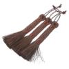 Mipcase 3pcs Hard Crevice Cleaning Brush Bonsai Brush Palm Fiber Garden Cleaning for Parts view 1