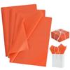 BEISHIDA 100 Sheets Orange Tissue Paper Bulk, Wrapping Tissue Paper for Gift Bags, 14 x 20 Inch Gift Wrap for Halloween Thanksgiving Fall Graduation DIY Crafts Holiday Flowers view 1