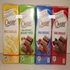 Choceur White Chocolate, Milk Chocolate Hazelnut Pieces, Milk Chocolate, Dark Chocolate 7oz 200g (4 Small Bars) view 1