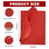 BEISHIDA 100 Sheets Red Tissue Paper Bulk, Wrapping Tissue Paper for Gift Bags, 14 x 20 Inch Gift Wrap for Valentine Birthday Wedding Graduation DIY Crafts Holiday Flowers view 2