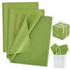 BEISHIDA 100 Sheets Olive Green Tissue Paper Bulk, Wrapping Tissue Paper for Gift Bags, 14 x 20 Inch Gift Wrap for Birthday Wedding Graduation DIY Crafts Holiday Flowers view 1