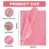 BEISHIDA 100 Sheets Dark Pink Metallic Tissue Paper Bulk, Glitter Wrapping Tissue Paper for Gift Bags, 14 x 20 Inch Gift Wrap for Valentine Birthday Wedding Graduation DIY Crafts Holiday Flowers view 2