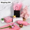 BEISHIDA 100 Sheets Dark Pink Metallic Tissue Paper Bulk, Glitter Wrapping Tissue Paper for Gift Bags, 14 x 20 Inch Gift Wrap for Valentine Birthday Wedding Graduation DIY Crafts Holiday Flowers view 3