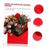 Beavorty 2pcs Flower Wrapping Boxes Creative Envelope Packaging for Floral Arrangements for Weddings Birthdays and Festivals for Florists and Home Use view 3