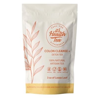 Colon Cleanse + Detox Herbal Tea (3 oz Loose Leaf + 35 Empty Tea Bags Included)  Caffeine-Free  Supports Gentle Regularity & Digestive Balance  Formulated by Herbalists