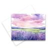 Aria Rae Design Assorted Lavender Field Notecards, Set of 12, Greeting card assortment, blank notecards with envelopes, blank inside, all occasion cards view 4