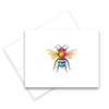 Aria Rae Design Rainbow Bee Cards, Set of 12, Blank Notecards, Bee Notecards, All occasion cards, watercolor note cards, greeting card set, blank inside, greeting card assortment view 4