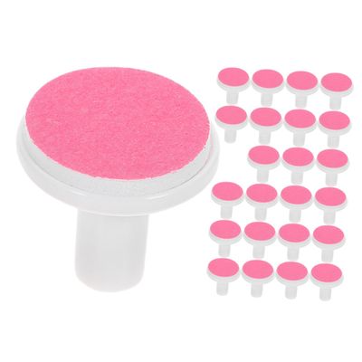 HAKIDZEL 24pcs Electric Nail Trimmer Pads for Toddlers Nail Grinding Heads Replacement Pads Sandpaper