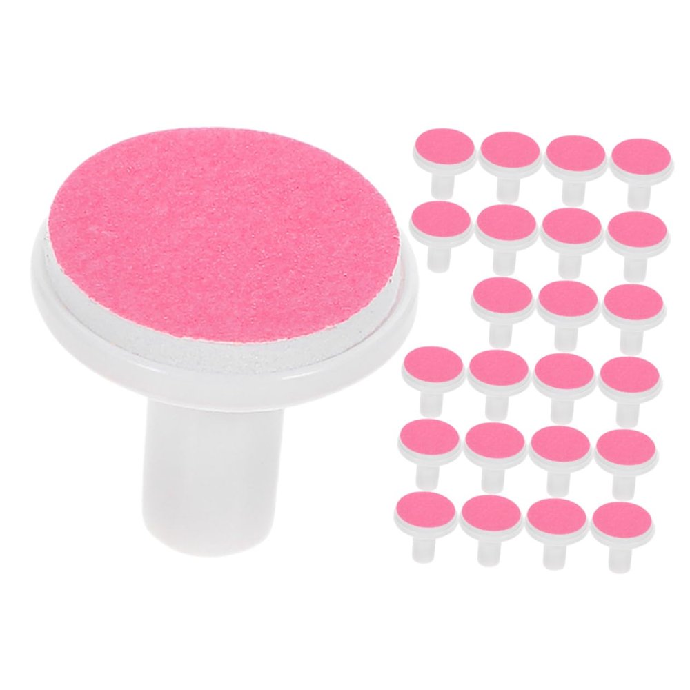 HAKIDZEL 24pcs Electric Nail Trimmer Pads for Toddlers Nail Grinding Heads Replacement Pads Sandpaper