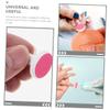 HAKIDZEL 24pcs Electric Nail Trimmer Pads for Toddlers Nail Grinding Heads Replacement Pads Sandpaper view 3