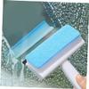 minkissy 4pcs Double-Sided Window Squeegee and Scrubber Kit Non- Handle for Efficient Window and Mirror Washing for Home and Bathroom Use view 3