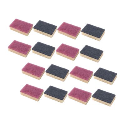 minkissy 16pcs Dish Washing Cloths Kitchen Washcloths Pan Washing Sponge Cleaning Supplies
